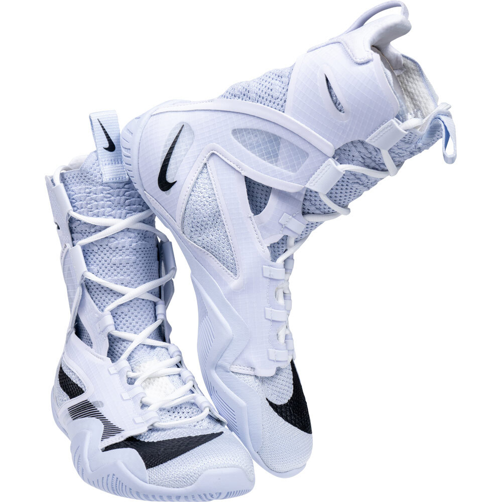Nike Hyperko 2 White Black Grey Boxing Shoes at FightHQ