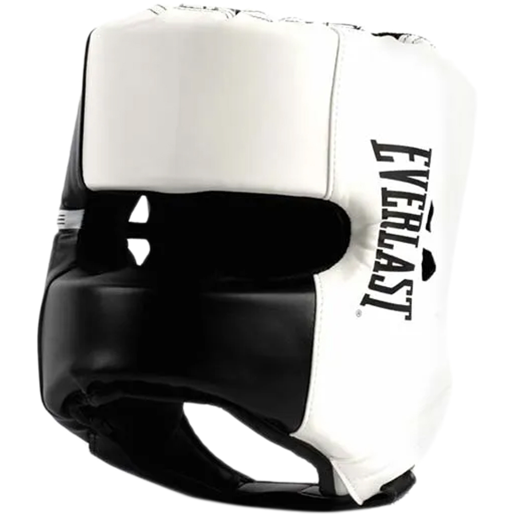 Everlast Elite 2 White/Black Head Gear at FightHQ