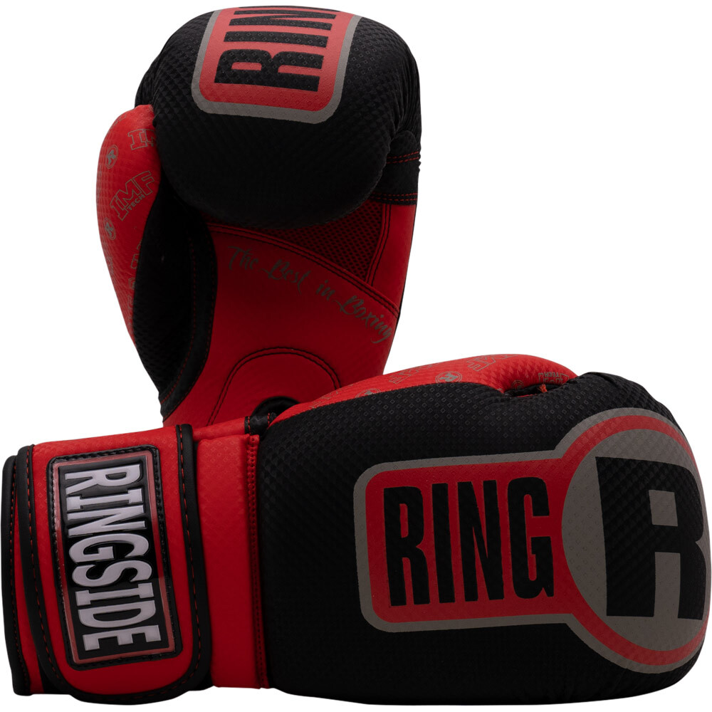 【美品】RINGSIDE APEX ボクシンググローブ 14oz レッドブラック Ringside Apex Black/Red Bag Gloves at FightHQ