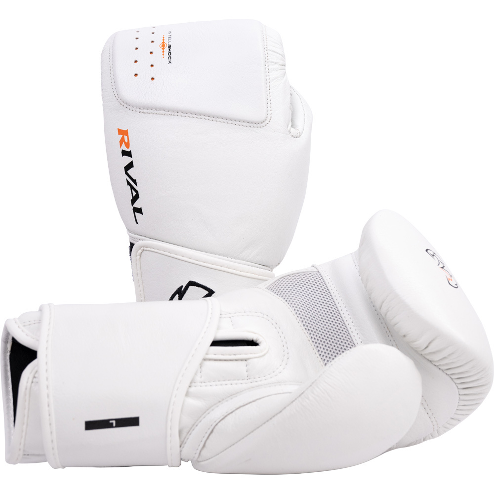 Rival RB50 Intelli-Shock Compact Boxing Gloves White Pads Mitts Boxing Training White XL Rival RB50 Intelli-Shock Compact Boxing Gloves White Pads Mitts Boxing Training White XL