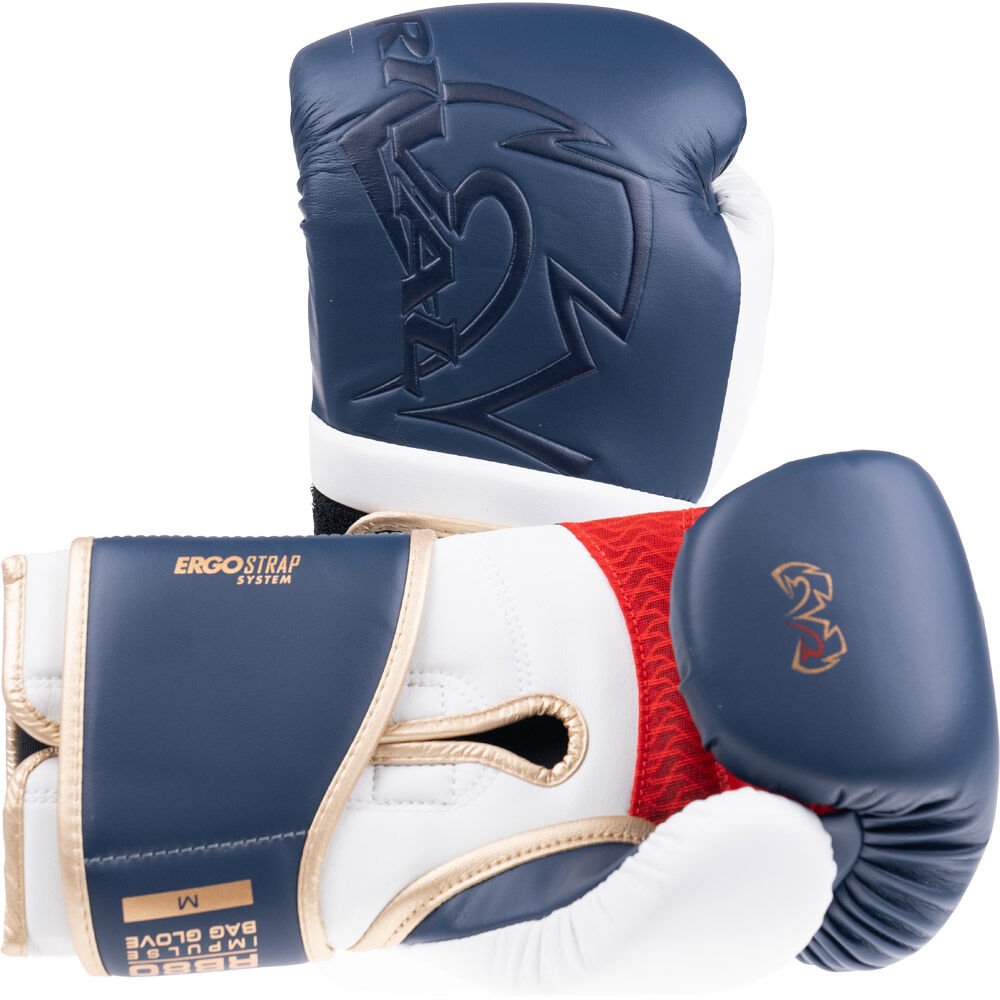 Rival RB80 Impulse Navy Bag Gloves at FightHQ