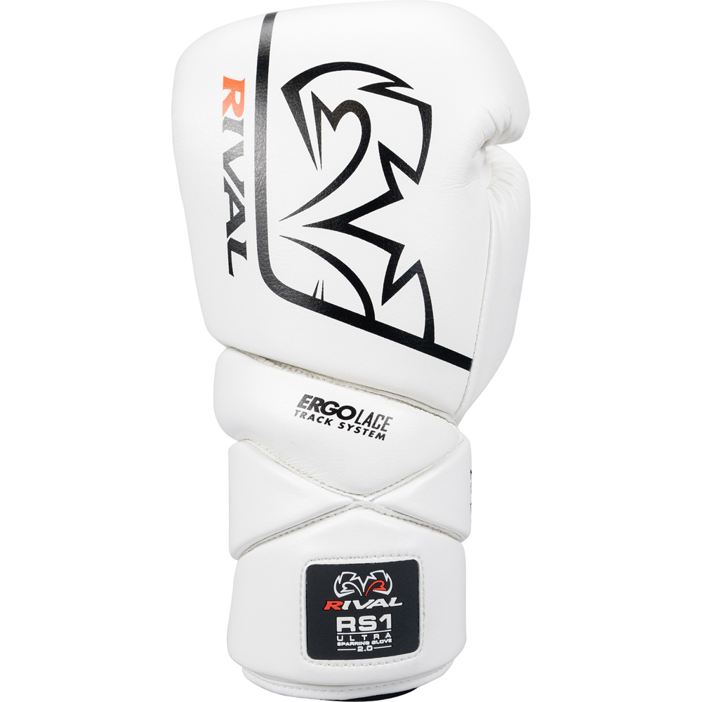 White 2 Rival Rival RS1 Ultra 2.0 White Sparring Gloves at FightHQ