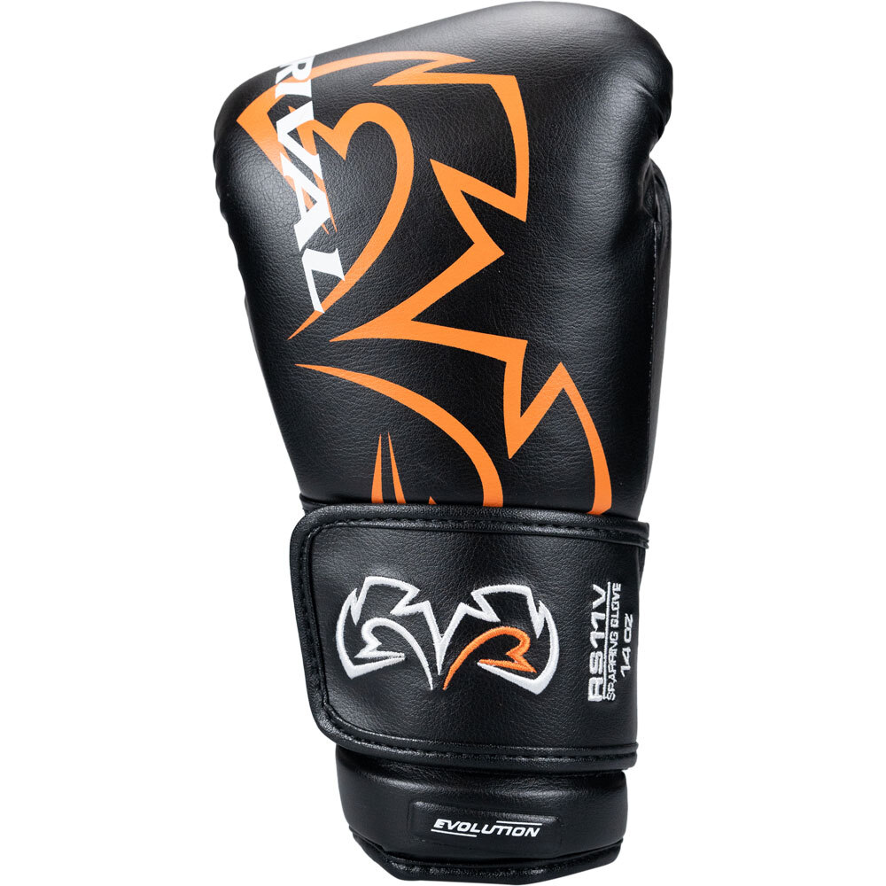 Rs11 Rivals Rival RS11V Evolution Black Sparring Gloves at FightHQ