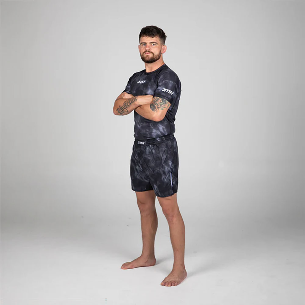 Jitsy Club Smoke Short Sleeve Rash Guard - Picture 4 of 16