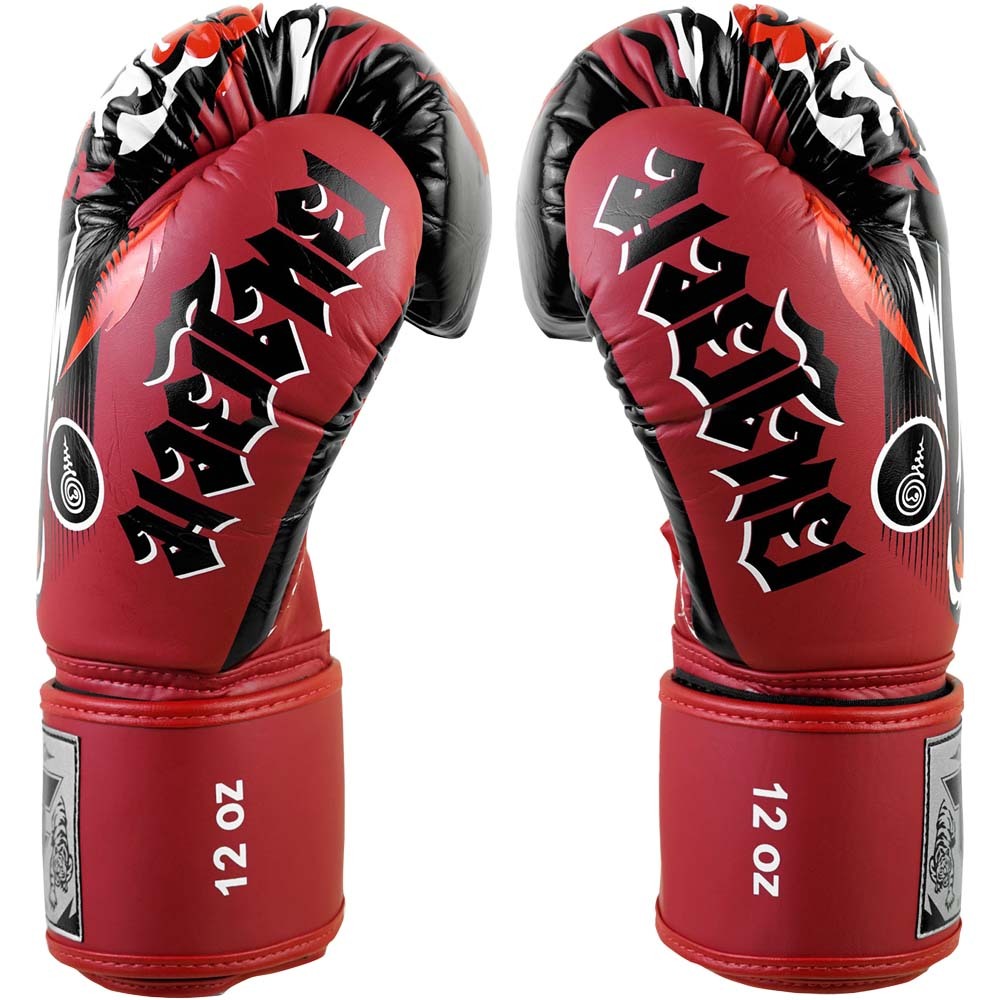 Tuff Tiger Red Boxing Gloves at FightHQ