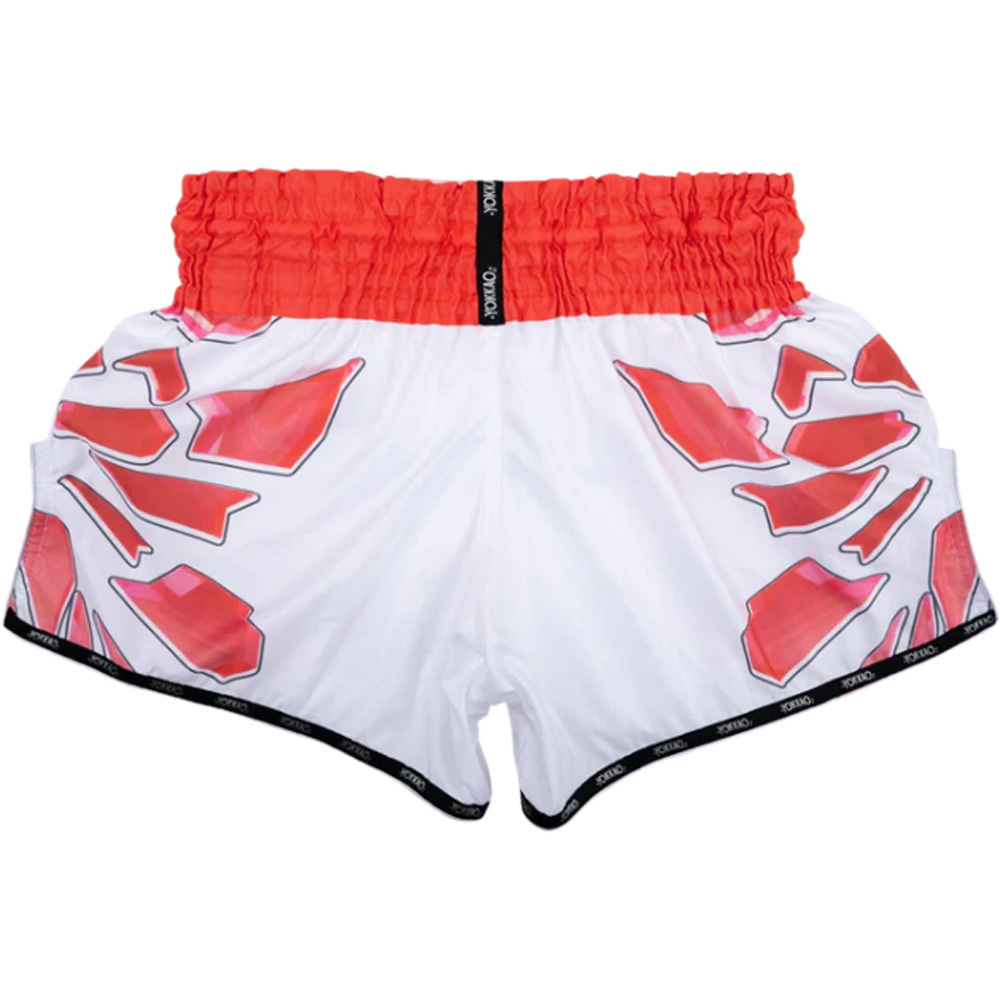 Yokkao Broken Red Muay Thai Shorts at FightHQ