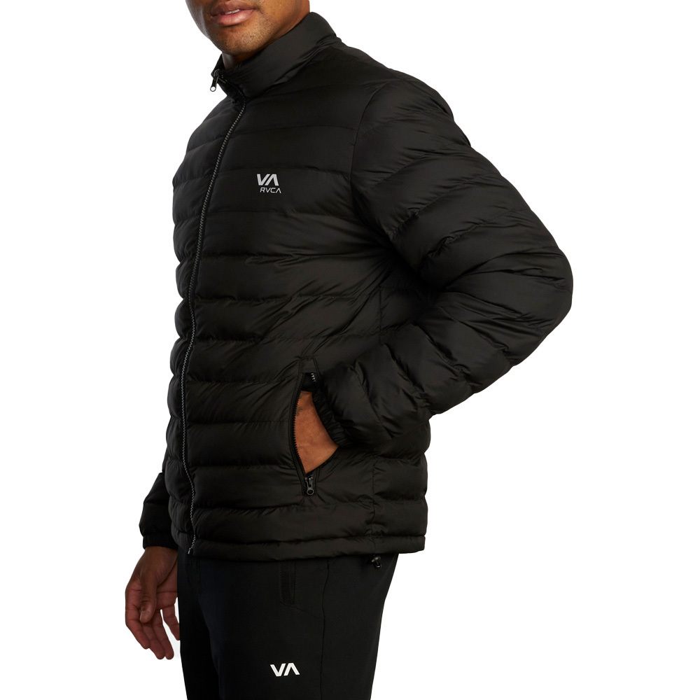 Black Rvca Puffer Parka RVCA Packable Puffa Jacket Black (black 2)