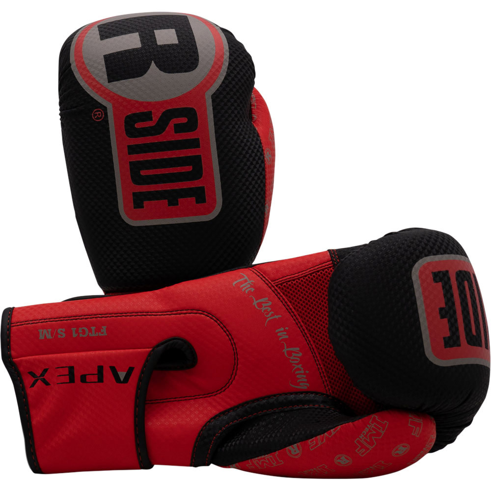 美品】RINGSIDE APEX ボクシンググローブ 14oz レッドブラック