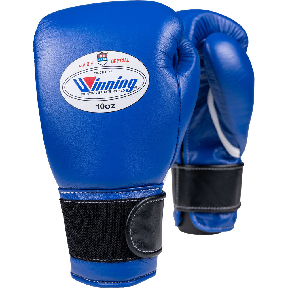 NEW Winning 10oz JABF Blue Training Boxing Gloves | eBay Australia