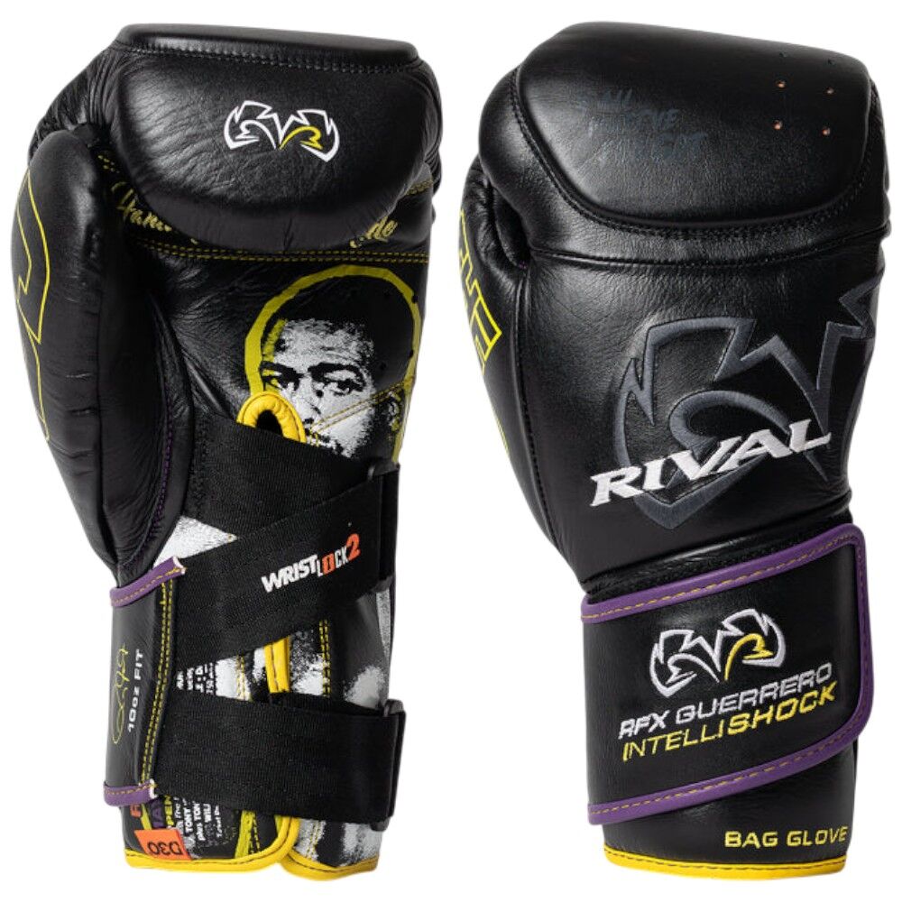 Rival RFX-Guerrero Intelli-Shock Black/Grey RJJ Edition Bag Gloves