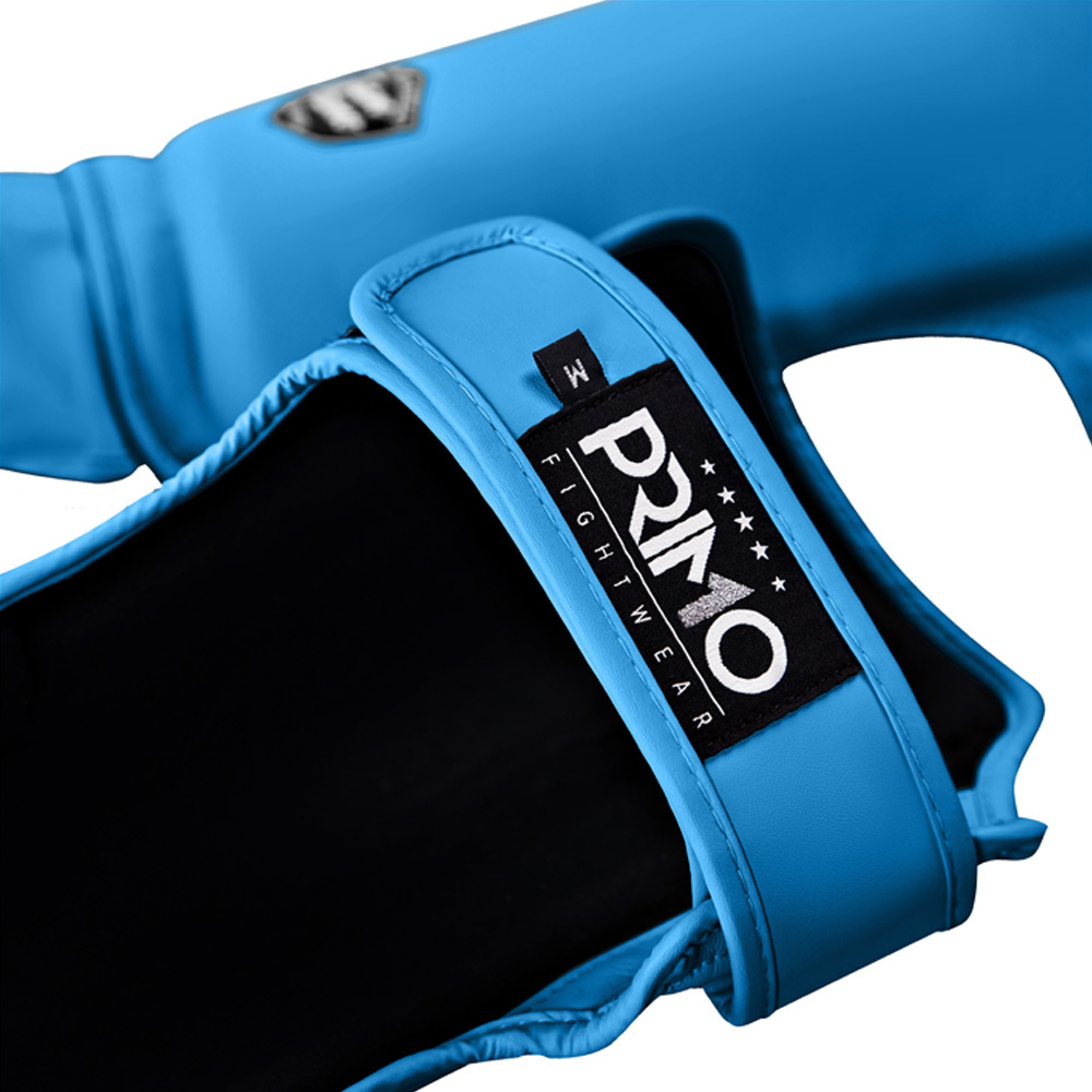Primo Mayan Blue Classic Shin Guards at FightHQ
