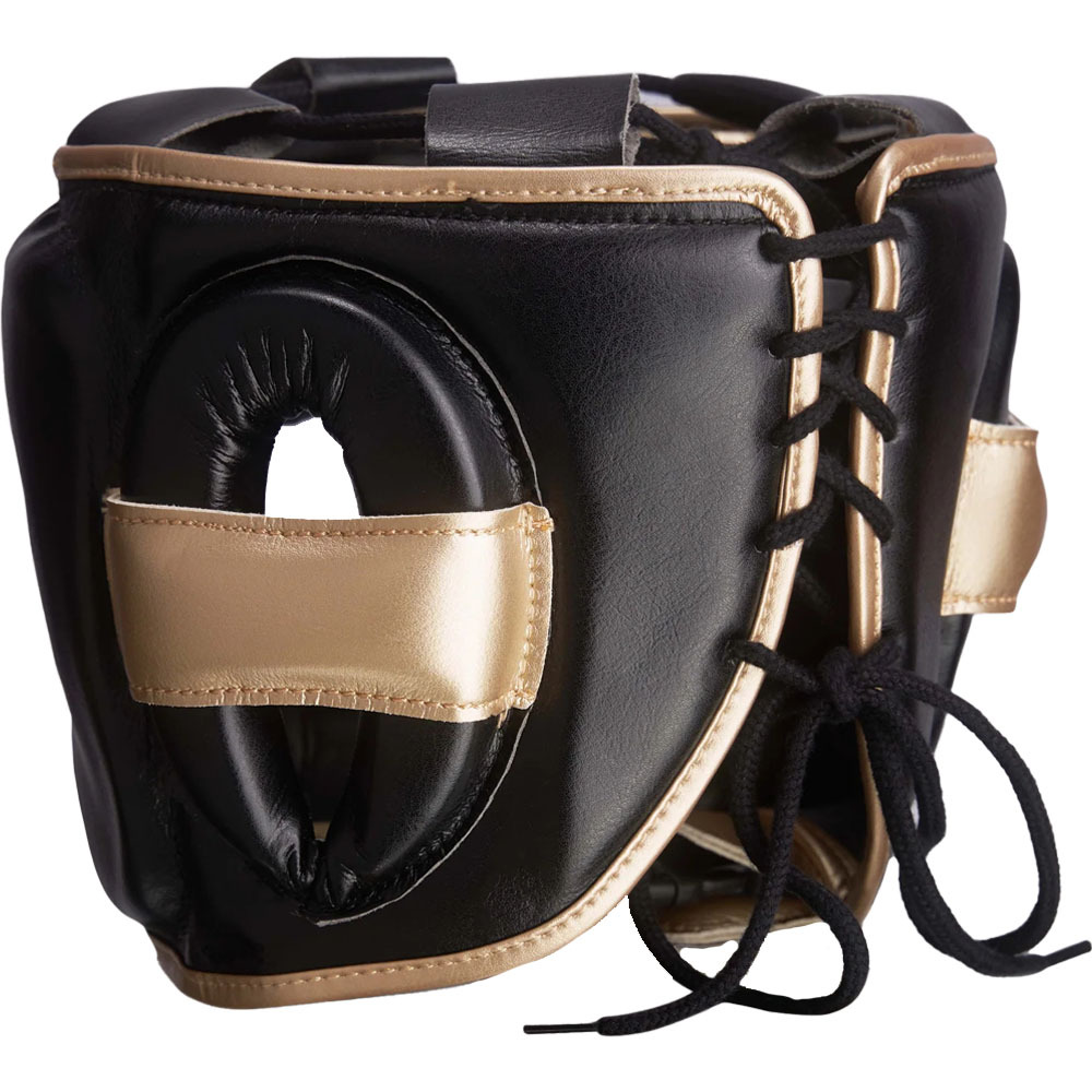 Fly Boxing Superbar X Black/Gold Head Gear at FightHQ