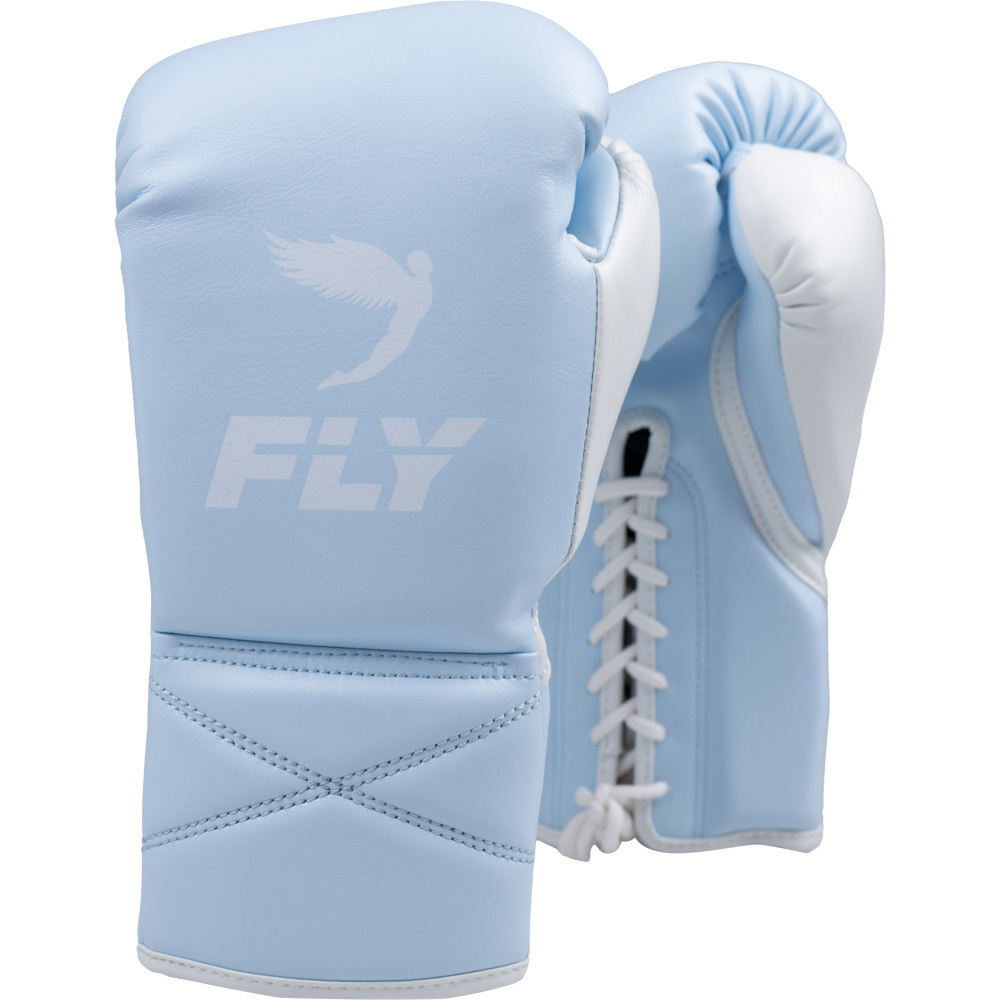 Fly Boxing Superlace X Pale Blue Boxing Gloves at FightHQ