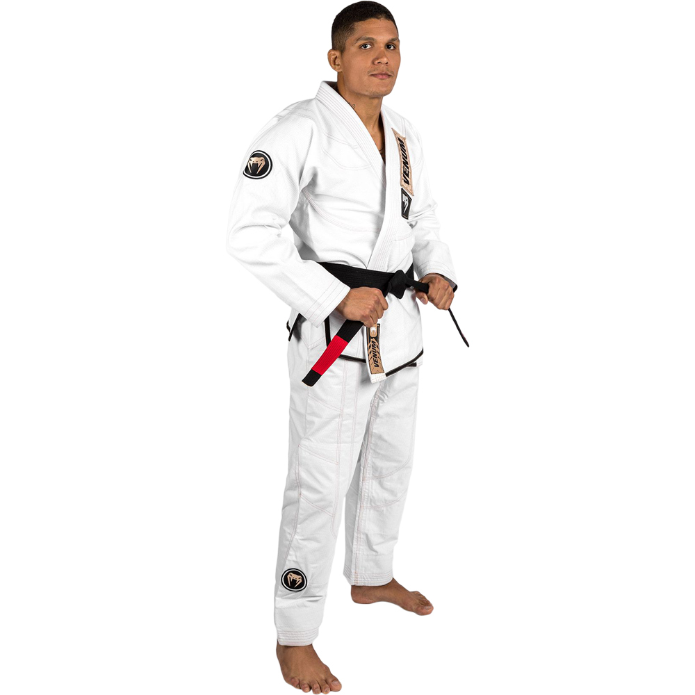 Venum Elite 4.0 White BJJ Gi at FightHQ Venum Elite 4.0 White BJJ Gi at FightHQ