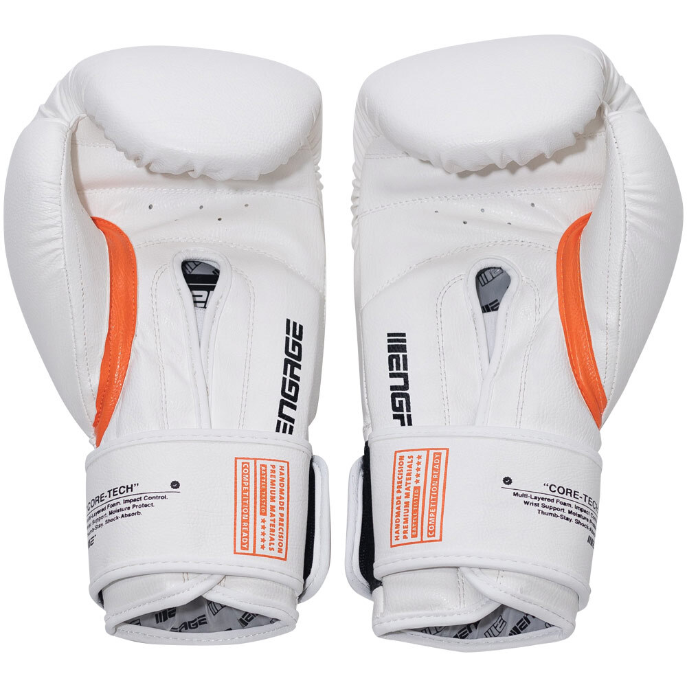 Engage W.I.P Series White Velcro Boxing Gloves at FightHQ