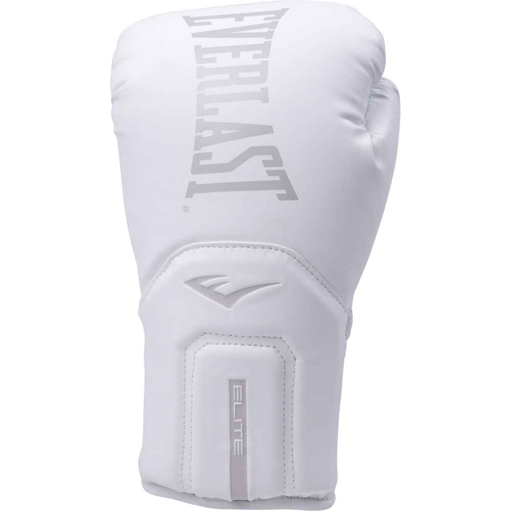 Everlast Elite 2 Pro White Lace Up Training Gloves at FightHQ