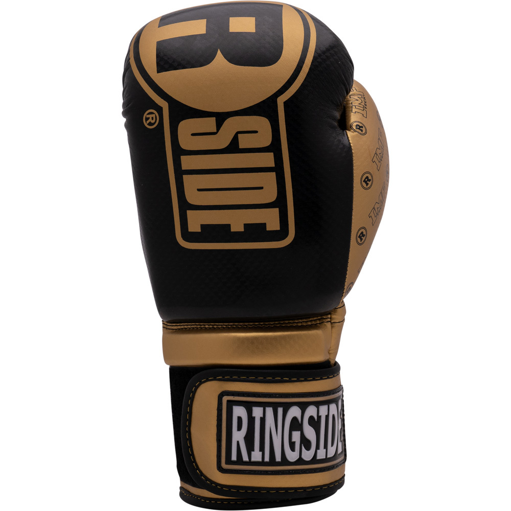 Ringside Apex Black Gold Bag Gloves at FightHQ