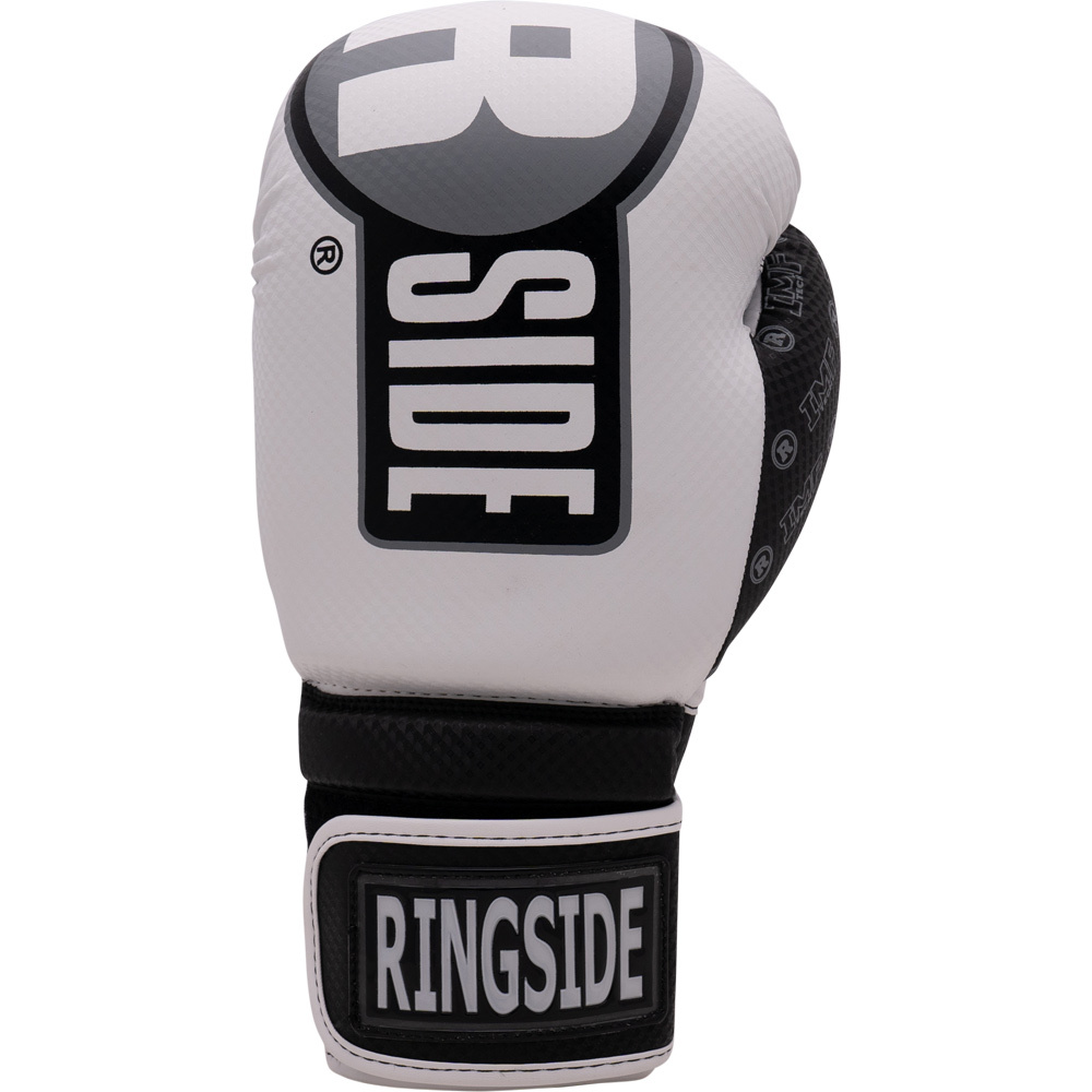 Ringside Apex Flash Black White Sparring Gloves at FightHQ