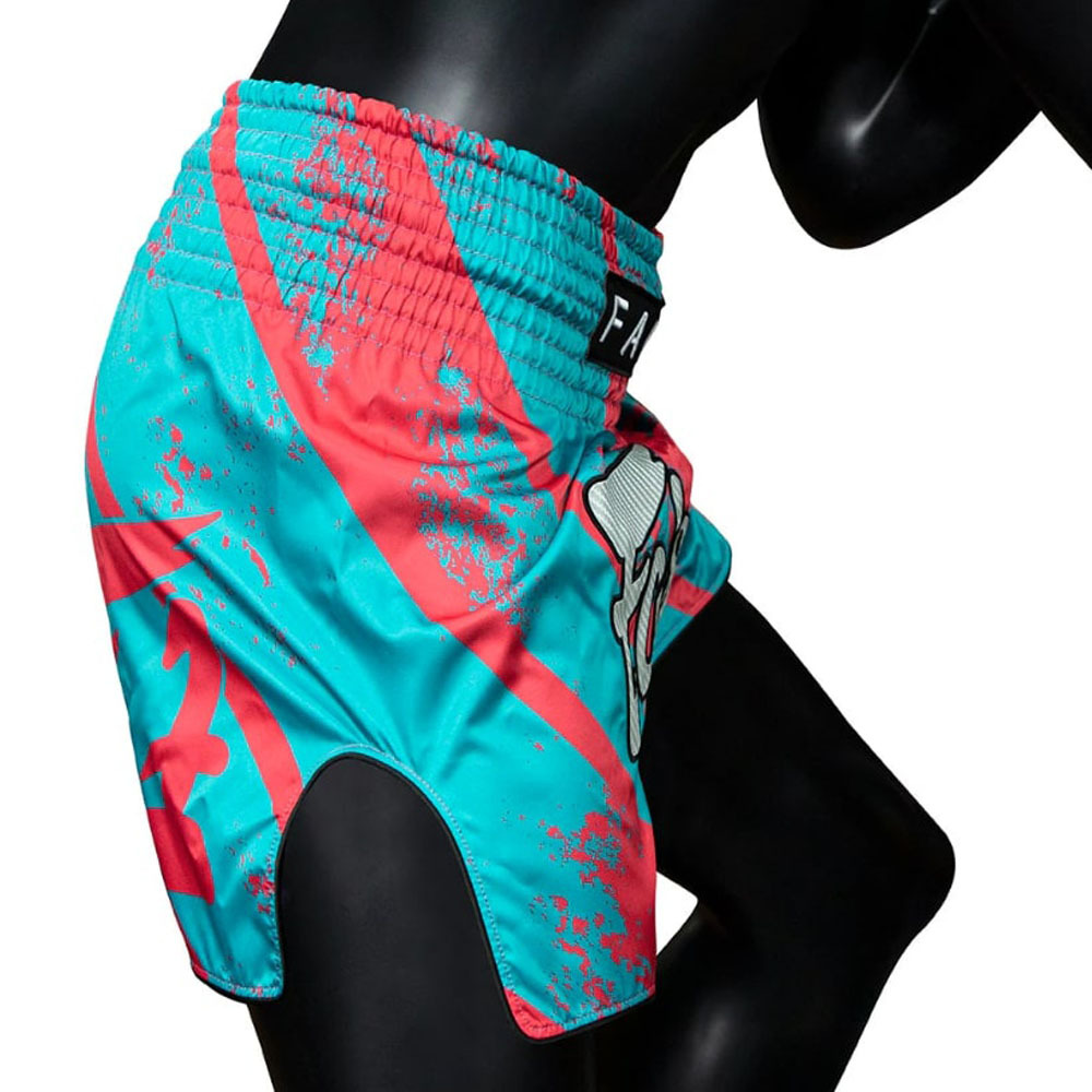 Fairtex Street King Pink/Blue Muay Thai Shorts at FightHQ