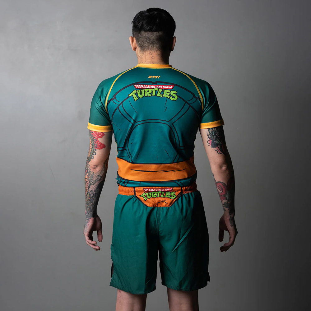 Jitsy Club TMNT Shell Power Short Sleeve Rash Guard - Picture 10 of 42