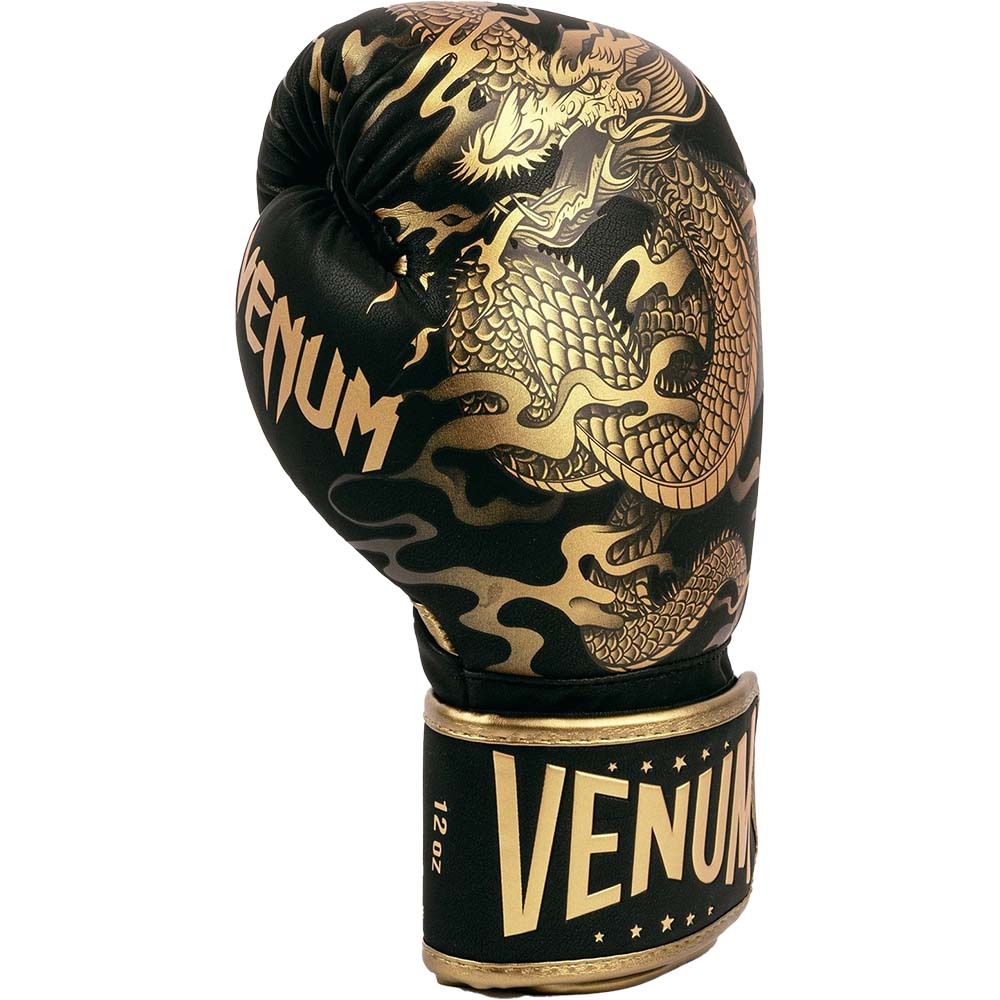 Venum Dragon's Flight Black/Bronze Boxing Gloves
