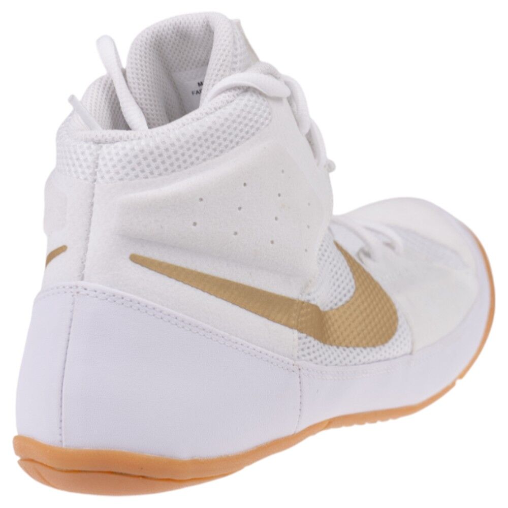 nike fury white and gold
