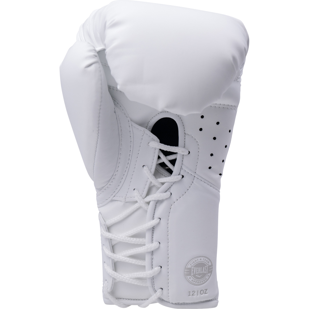 Everlast Elite 2 Pro White Lace Up Training Gloves at FightHQ