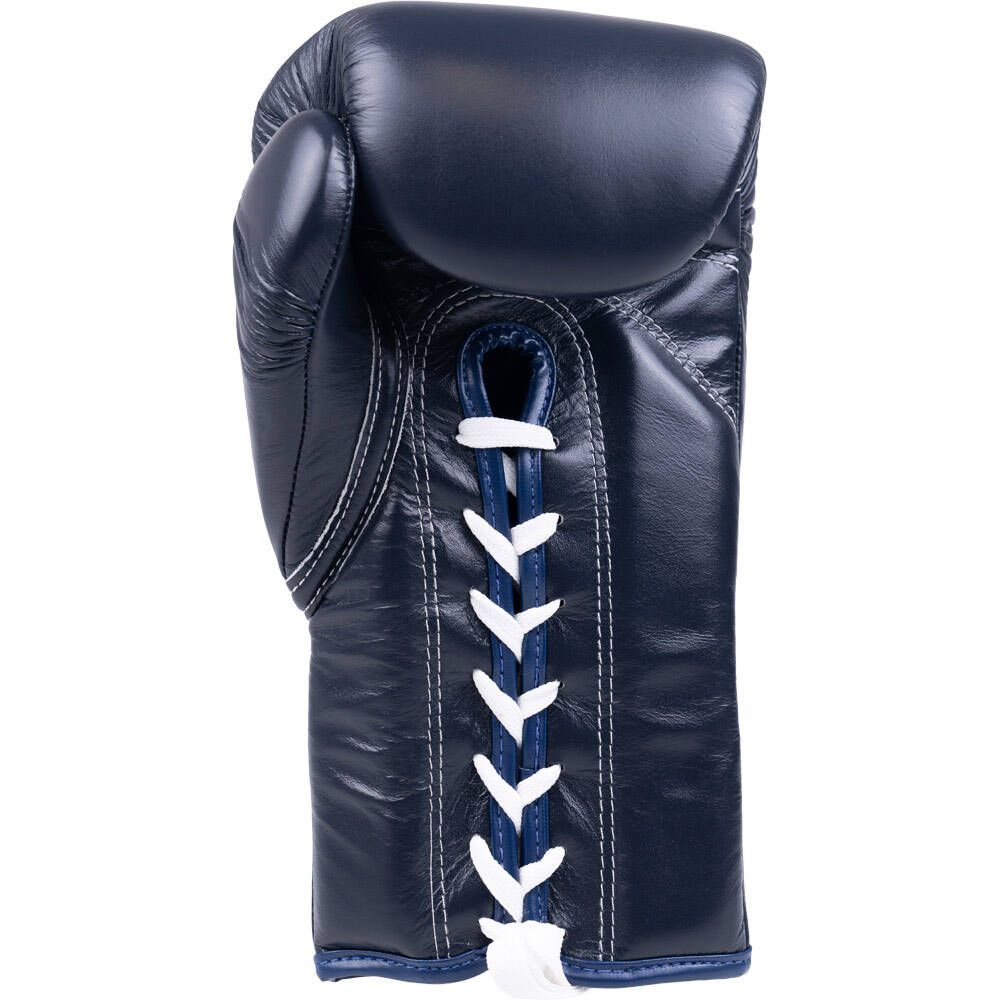 NEW Fairtex Professional Lace Up Navy Boxing Gloves - Picture 12 of 18