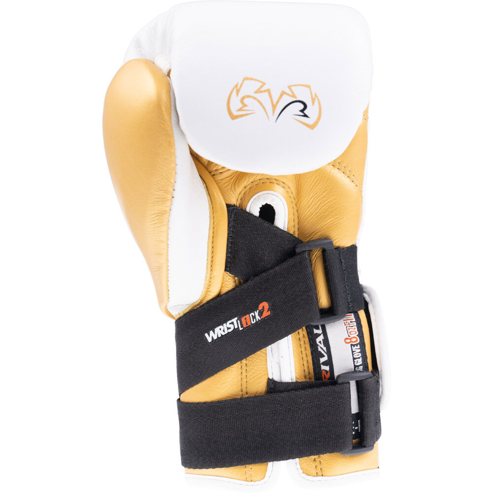 Rival RFX-Guerrero-V HDE-F White/Gold Velcro Bag Gloves at