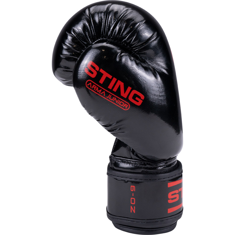 Sting Junior Sparring Gloves Sting Arma Junior Black/Red 6oz Kids