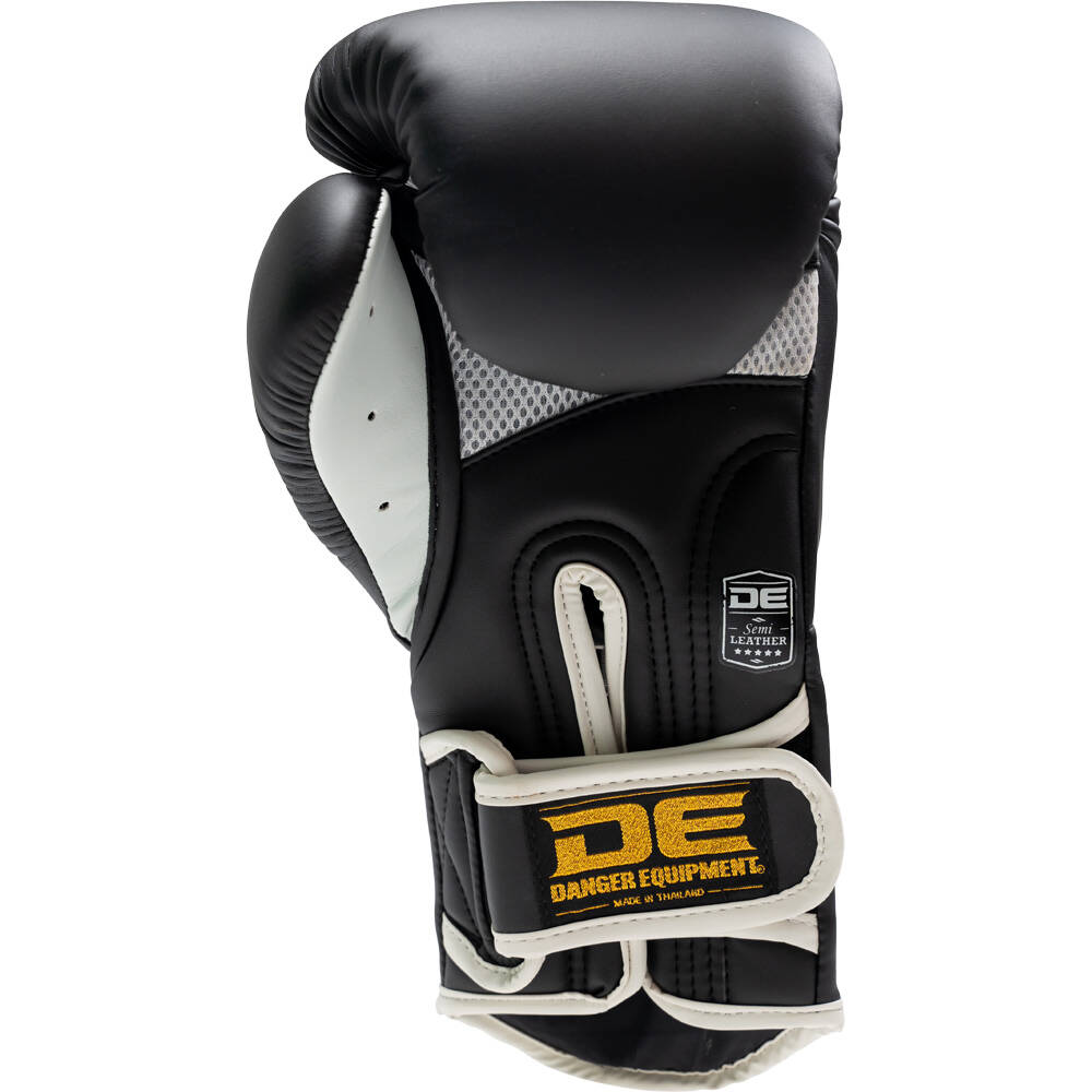 Danger Ultimate Fighter Black/White Muay Thai Gloves at FightHQ
