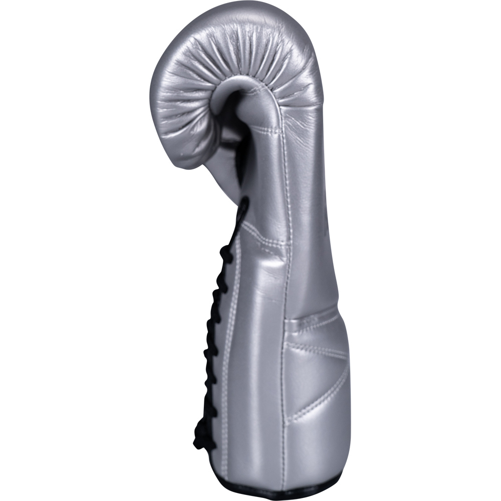 Fly Boxing Superlace X Silver/Black Boxing Gloves at FightHQ