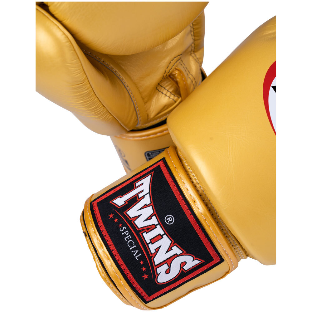 Twins Gold Boxing Gloves at FightHQ