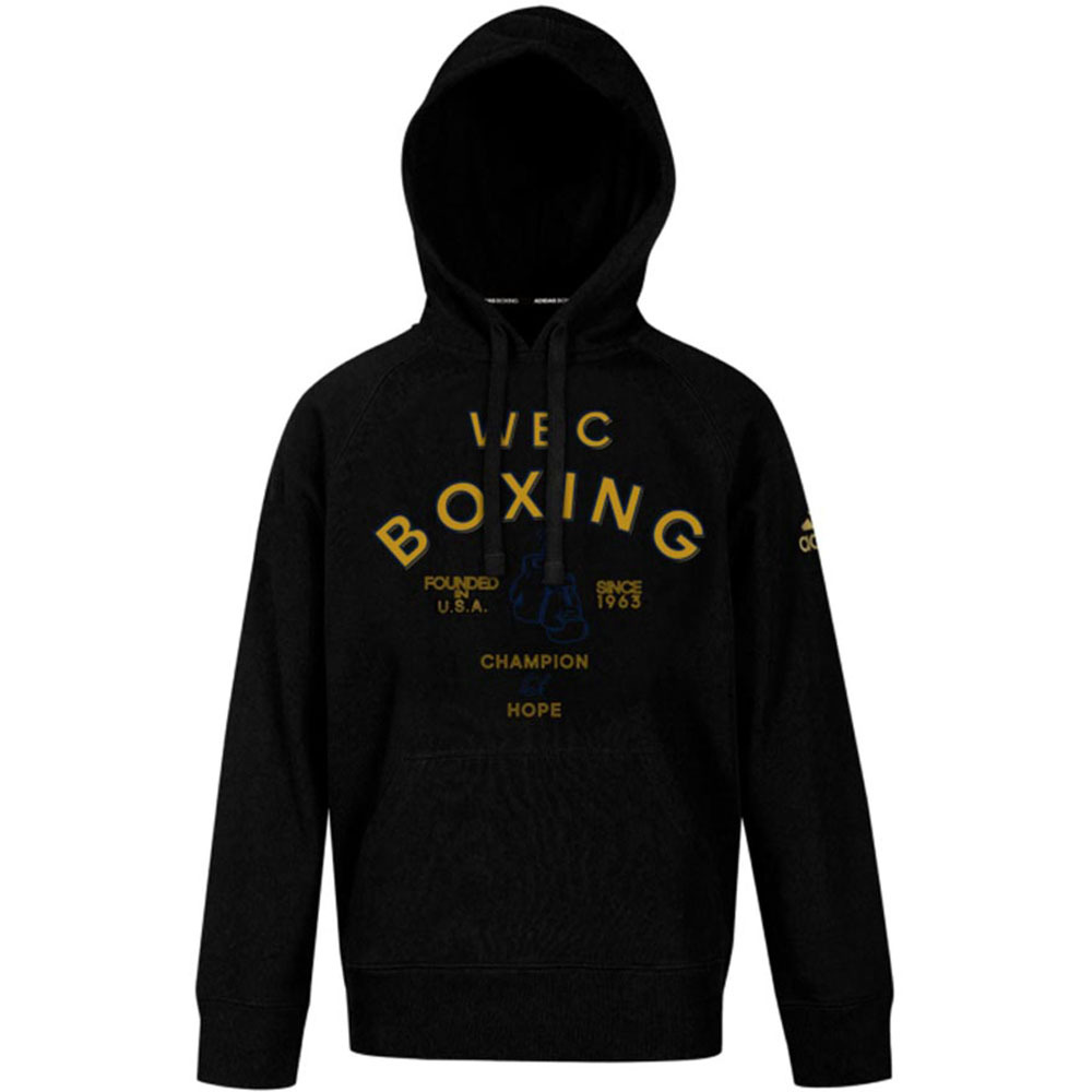 Adidas WBC Black Boxing Hoodie at FightHQ