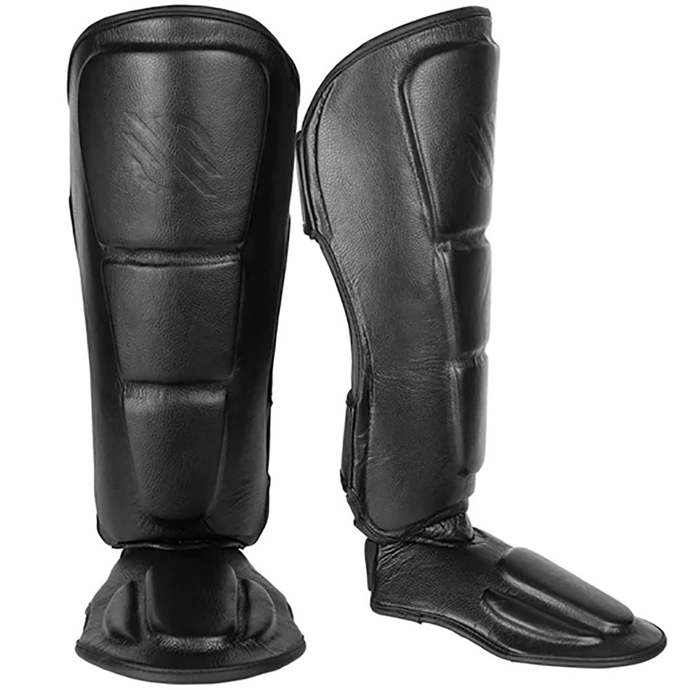 Sanabul Battle Black Shin Guards at FightHQ