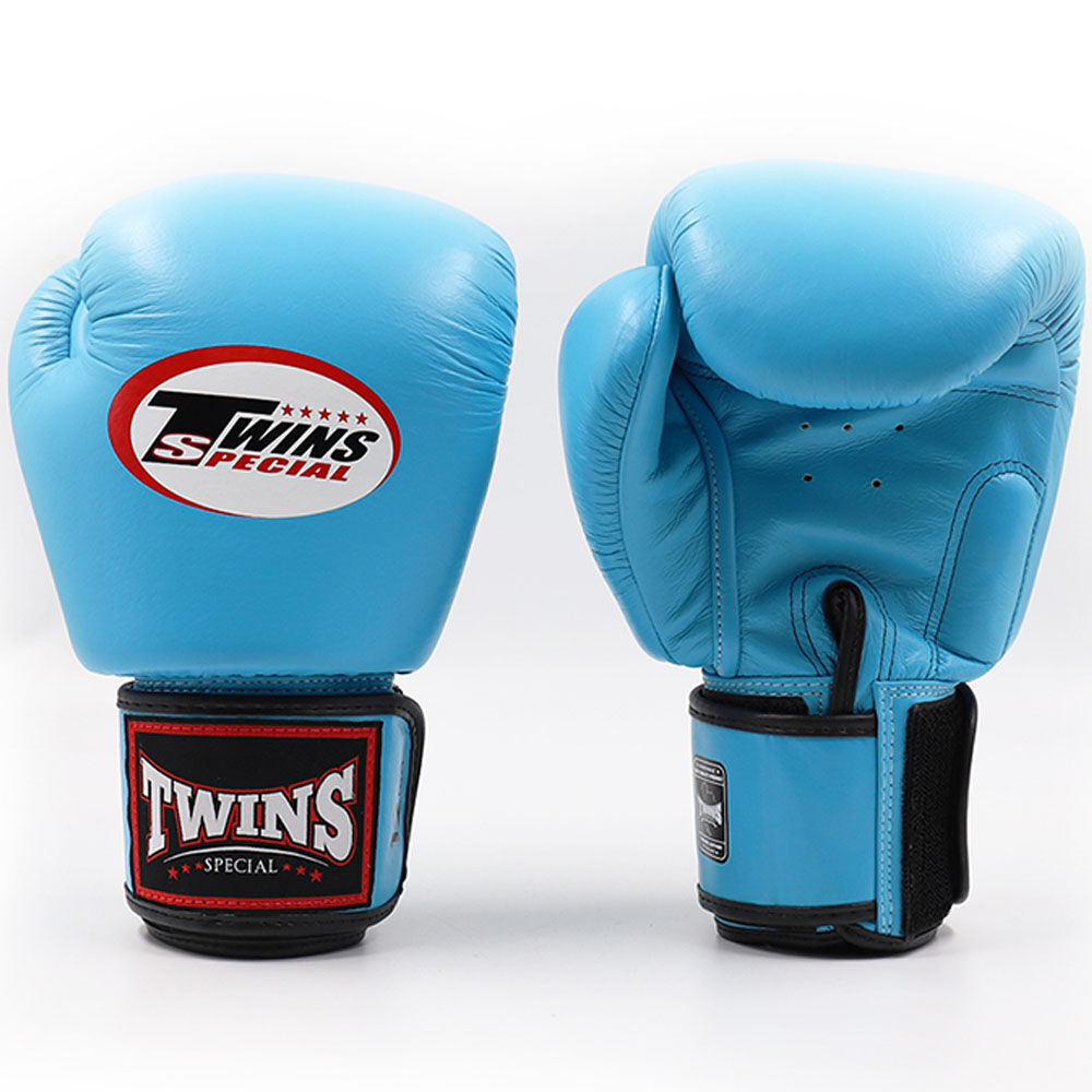 Twins Light Blue Boxing Gloves at FightHQ