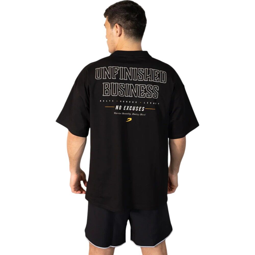 ボクシング BIVOL T-SHIRT UNFINISHED BUSINESS BLACK Boxraw x Bivol Unfinished Business Black Oversized Tee at