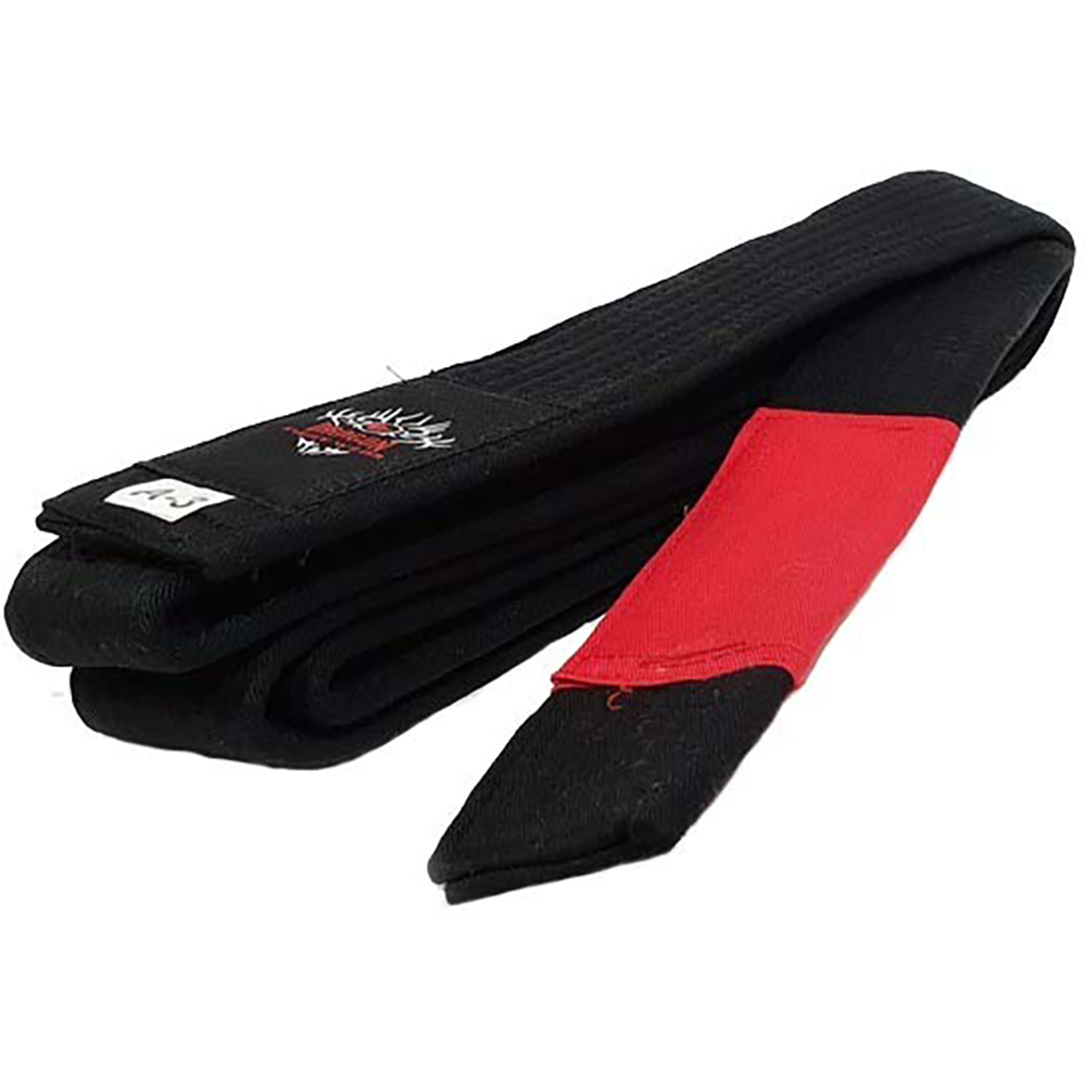 Morgan Sports IBJJF Approved Black/Red BJJ Belt at FightHQ