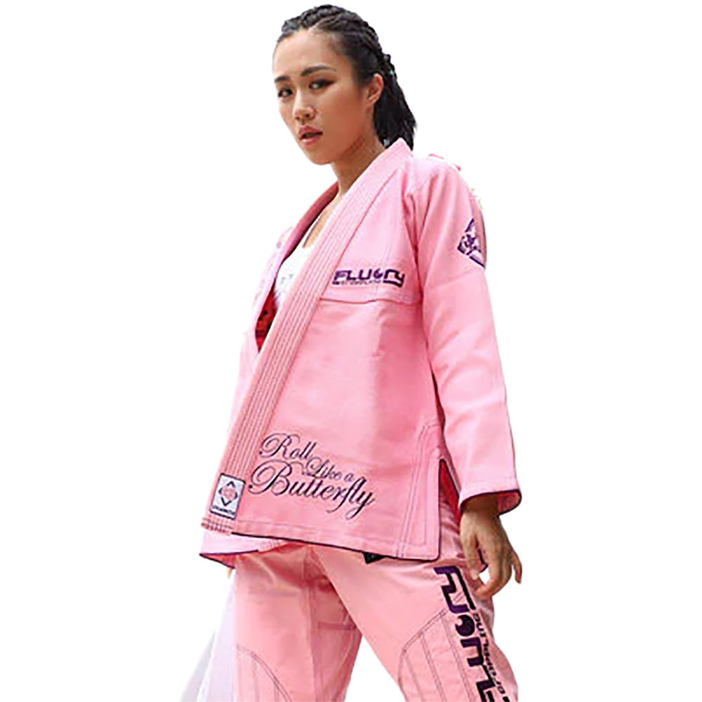 Fluory Pink Butterfly Jiu Jitsu Gi at FightHQ