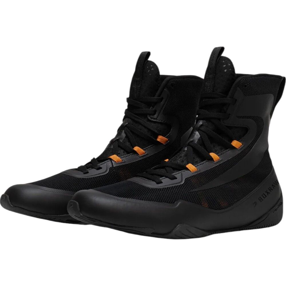 Boxraw Impello Black Boxing Boots at FightHQ