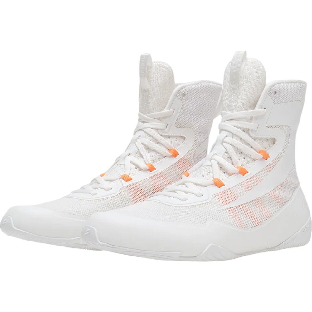 Boxraw Impello White Boxing Boots at FightHQ