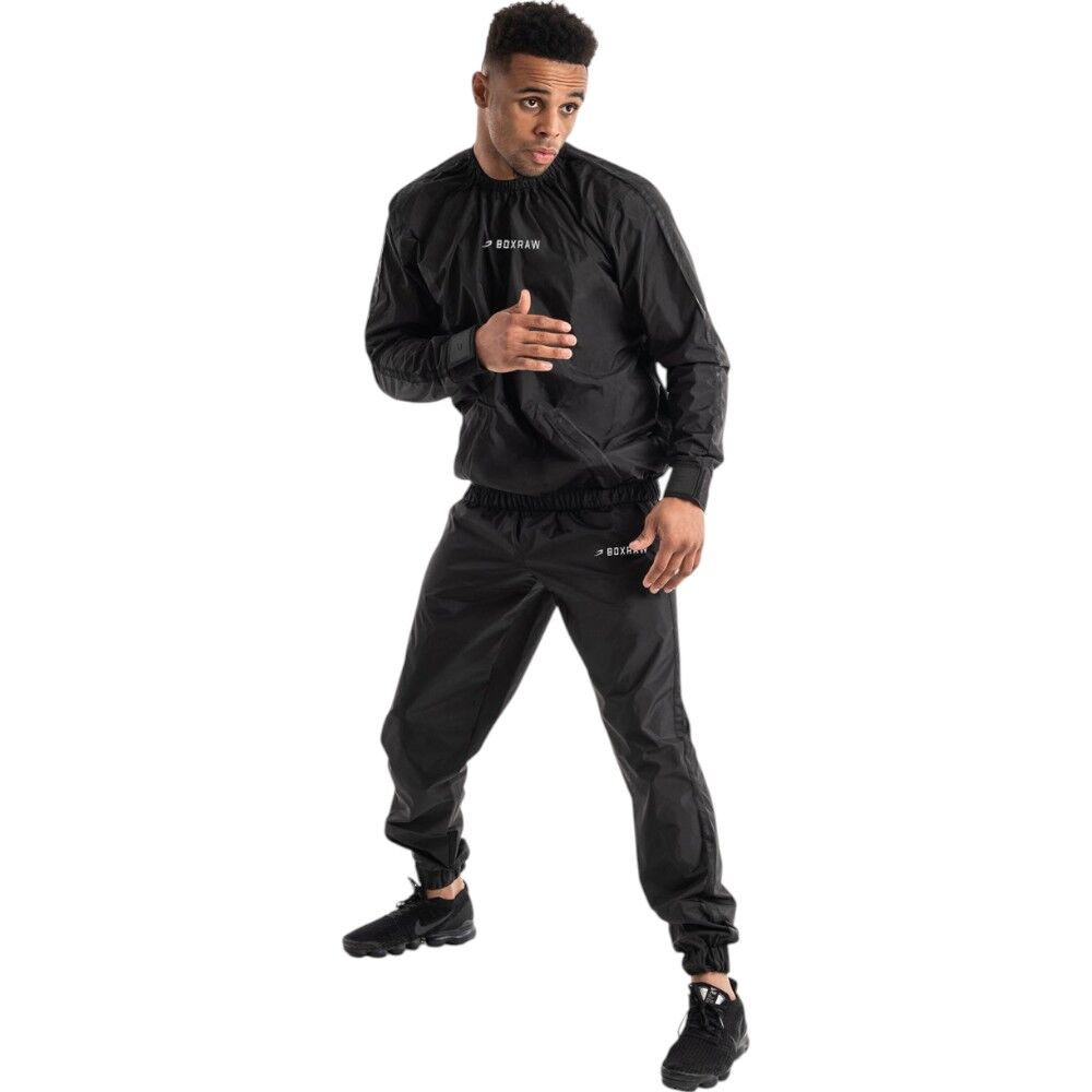 Boxraw Hagler 2.0 Black Sauna Suit at FightHQ