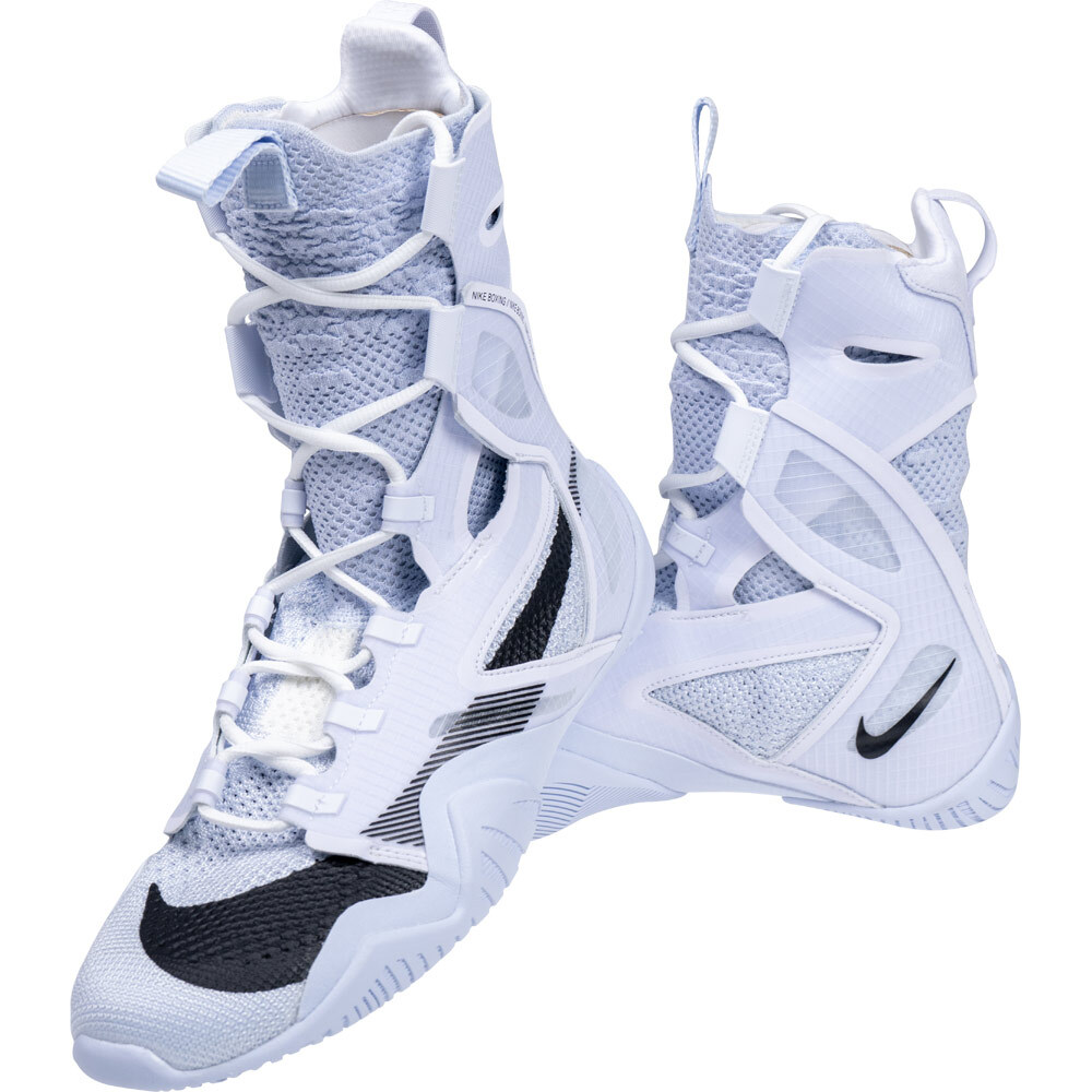 Nike Hyperko White/Black/Grey Boxing Shoes - Main Image