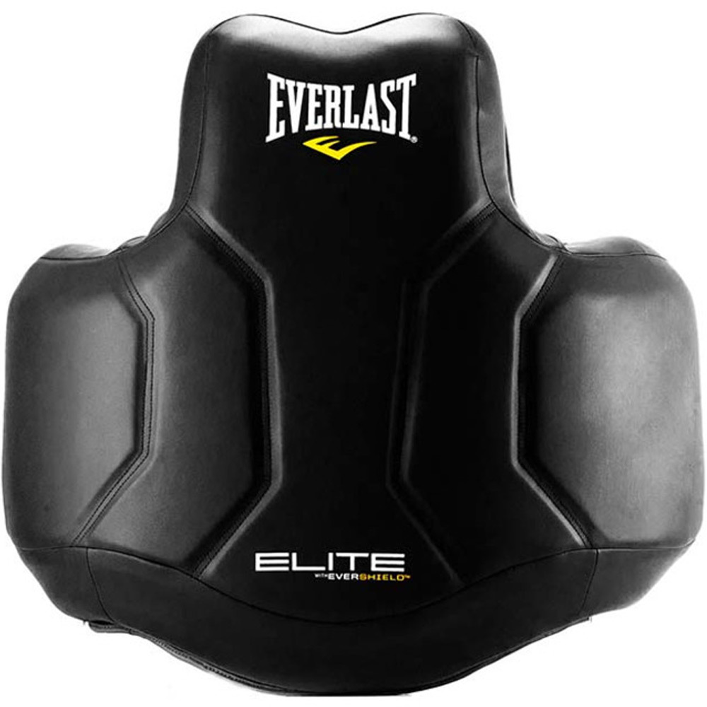Everlast Elite Coaches Vest Black Body Protector at FightHQ