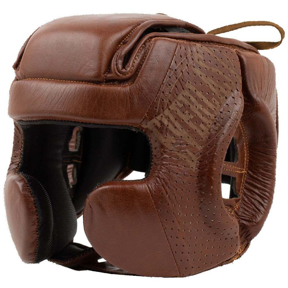 Everlast 1910 Brown Head Gear at FightHQ