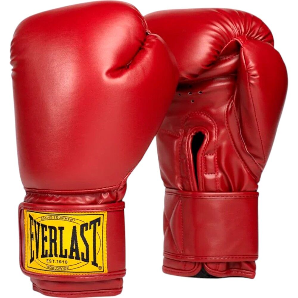 Everlast 1910 Advanced Red Boxing Gloves at FightHQ