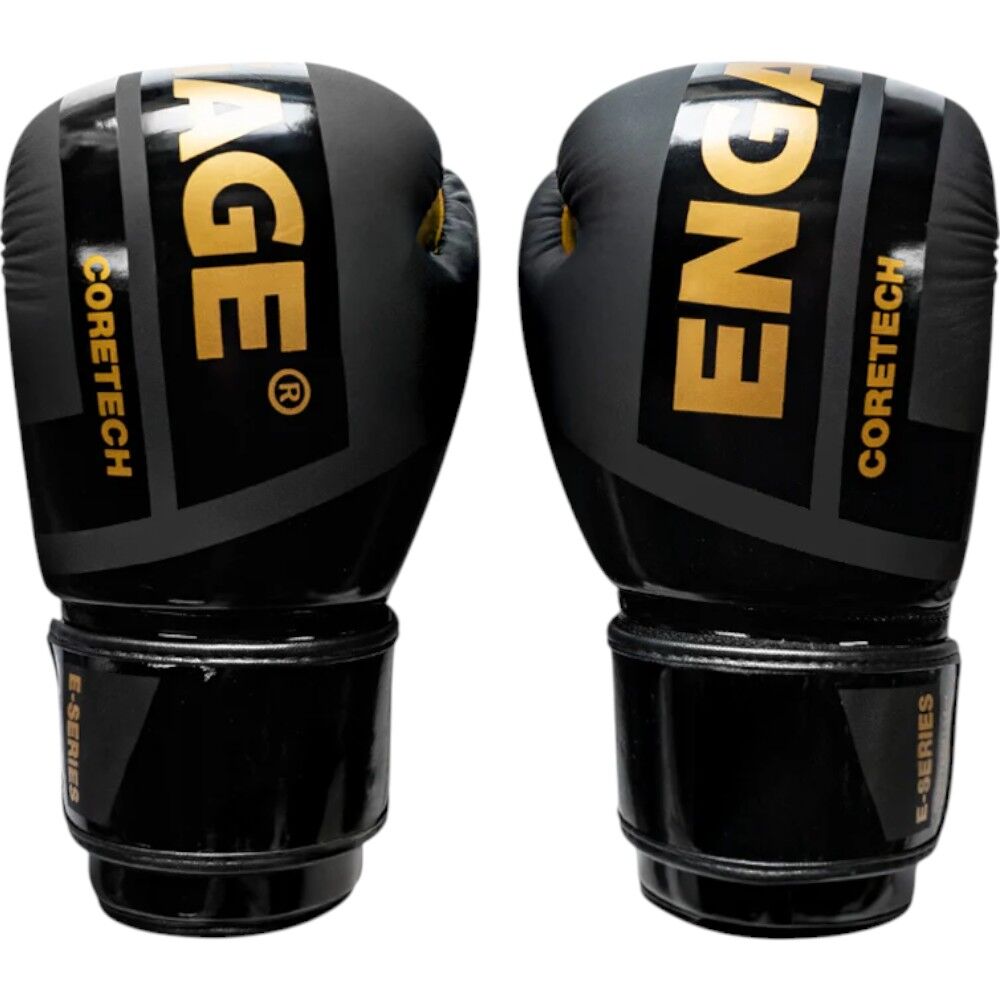 Engage E-Series Black/Gold Boxing Gloves at FightHQ