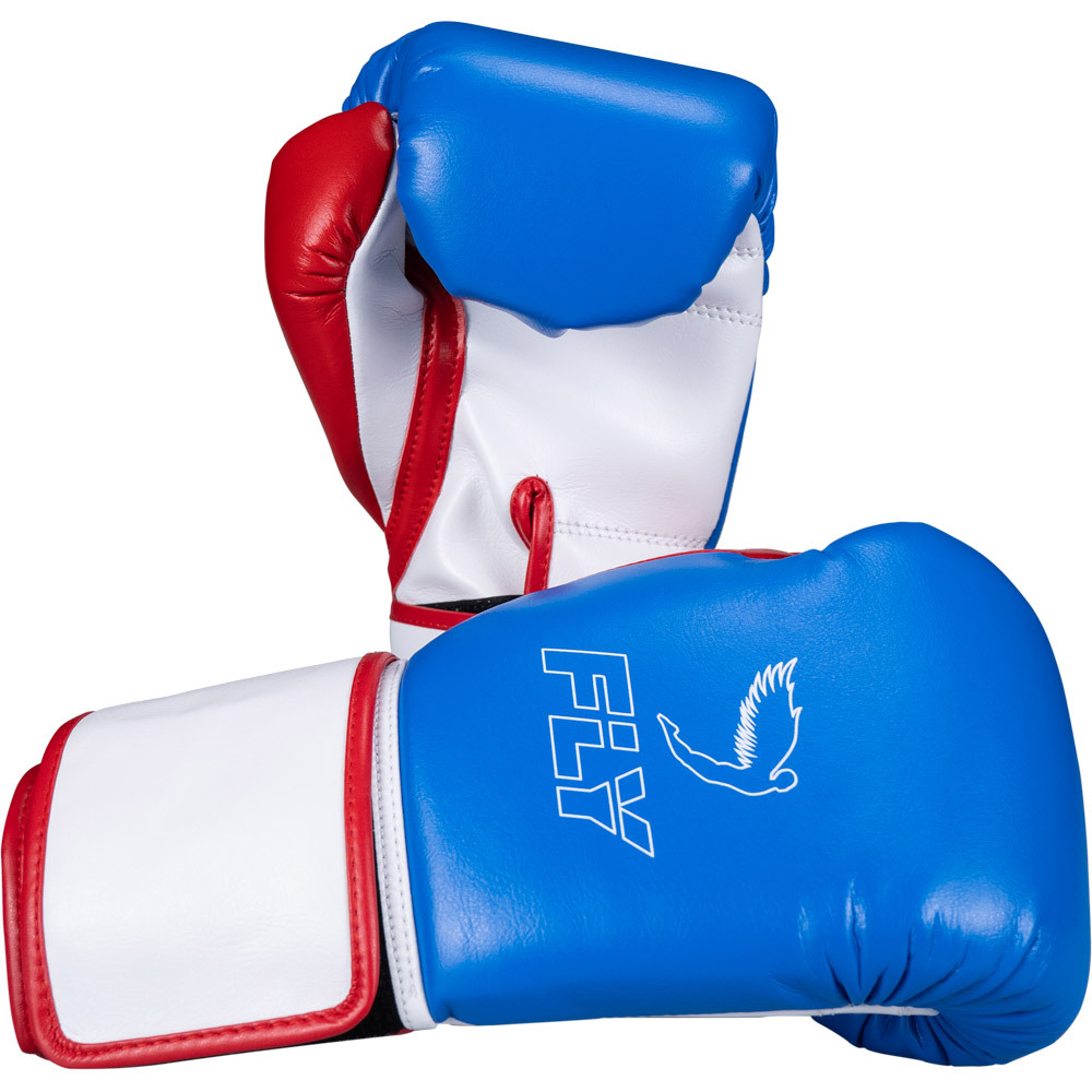 Fly Boxing Superloop X Blue/White/Red Boxing Gloves at FightHQ