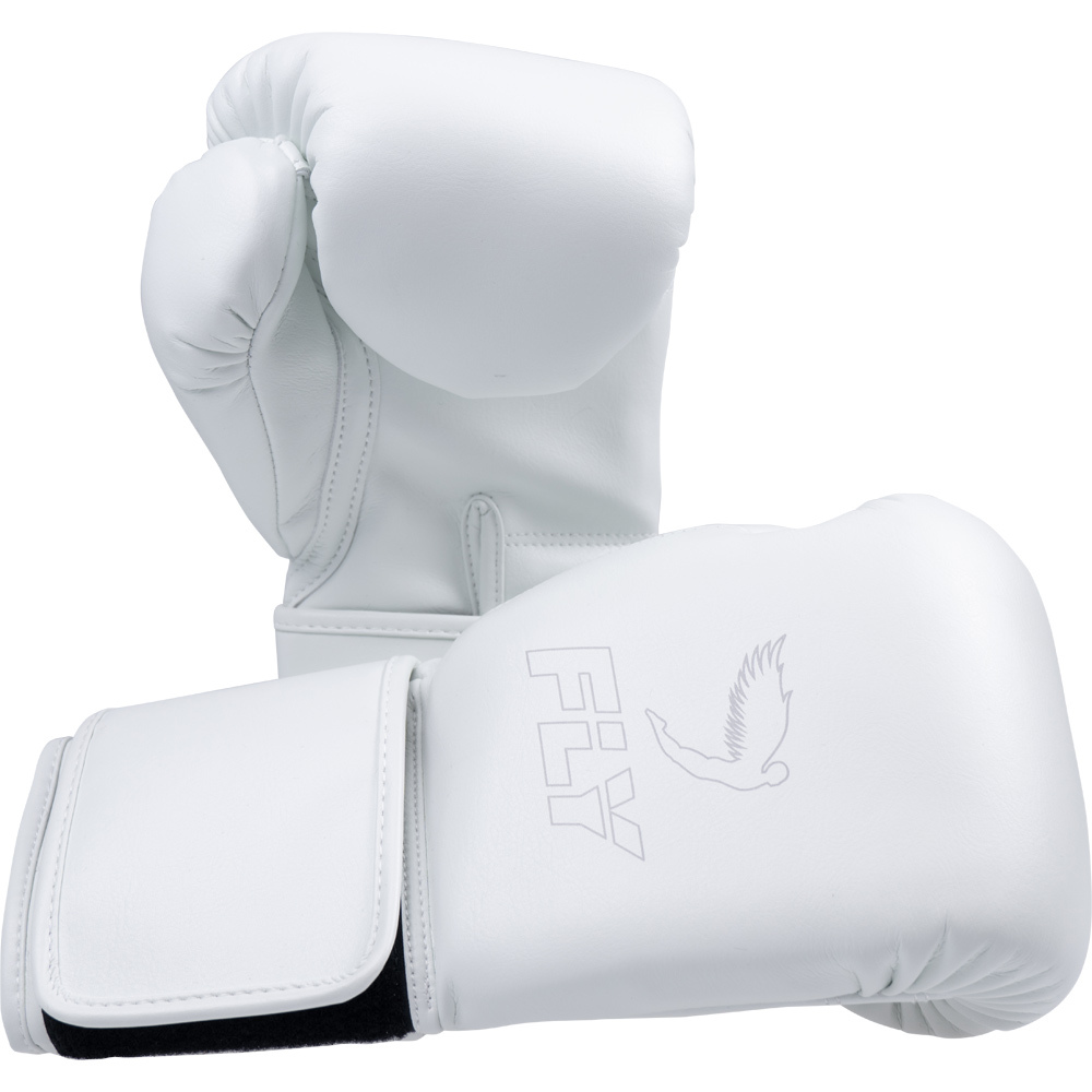 Fly Boxing Superloop X White Boxing Gloves at FightHQ
