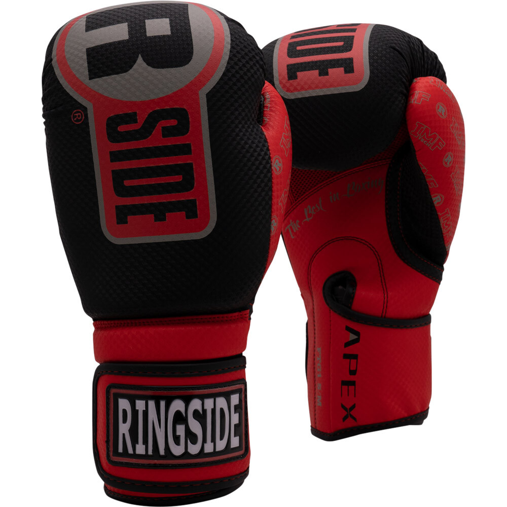 Ringside Apex Black/Red Bag Gloves - Main Image